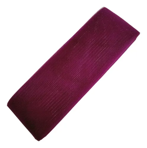 Cordón De Pelo De Caballo Rígido Burdeos 4” X 25 Yd Para