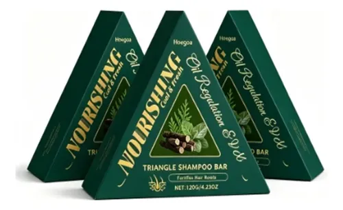 Paquete De 3 Jabones De Champú Nutritivo A Base De Hierbas