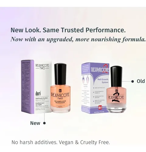 Duri Rejuvacote 2 Base Y Top Coat 3-pack Fortalecedor Uñas
