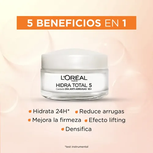 Crema Antiarrugas L’oréal Paris Hidratotal5 Con Calcio, 50ml