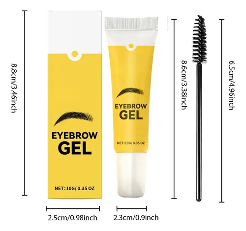 Gel Para Peinar Cejas, Impermeable, Aspecto Natural, 10 G A