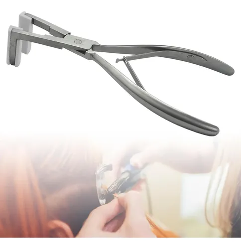 Cinta En Alicates Para Extensiones De Cabello Herramienta L