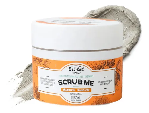 Mascarilla Exfoliante Scrub Me Bel-Lab Vegana con Manteca de Karité 150mL