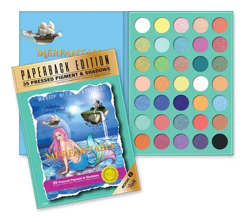 Kit Paleta Sombras Rude Cosmetics Y Brochas Coastals Scents