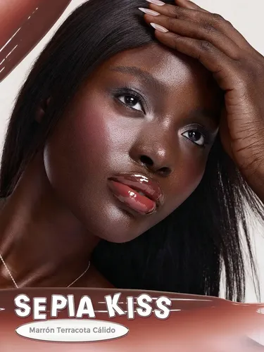 Sheglam Glass Lock Air Gloss, color sepia Kiss