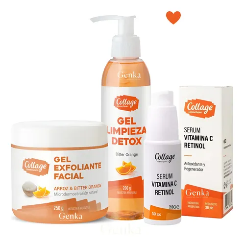 Kit Rutina Skincare Piel Seca Madura Anti Age Collage