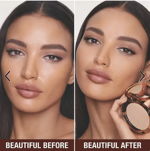 Charlotte Tilbury Airbrush Flawless Finish Polvo Tamaño Gran Tono Medium