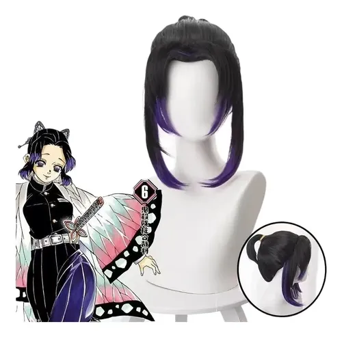 Demon Slayer: Kimetsu No Yaiba  Peluca De Shinobu Kocho
