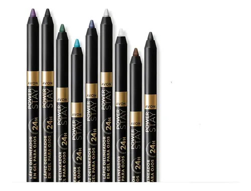 Lápiz Delineador En Gel Avon Power Stay Color Ultra Violet