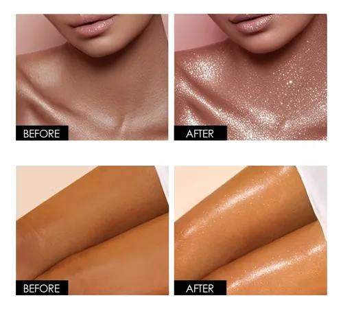Spray Con Purpurina Para Maquillaje Brillante Para Rostro Y