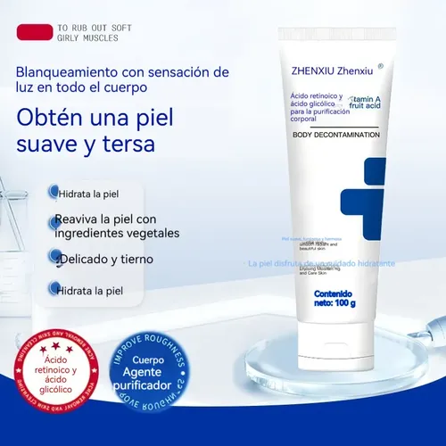 Loción Corporal Exfoliante Hidratante Con Vitamina A Y Ácido