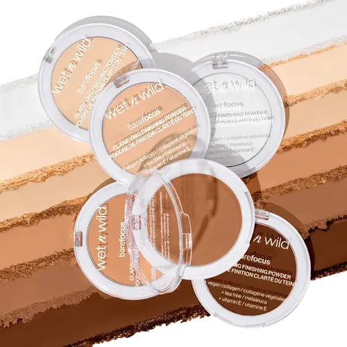 Wet n Wiild Polvo Fijador de Maquillaje Compacto Bare Focus Clarifying Translucido