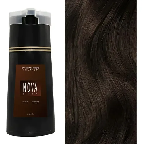 Shampoo Tintura Para Cabello Nova Hair 200 Ml