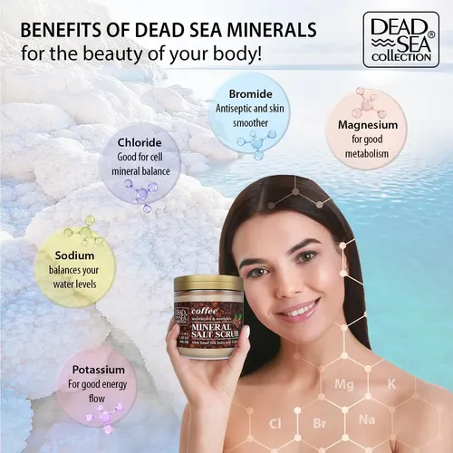 Exfoliante Corporal Dead Sea Collection Café 660ml