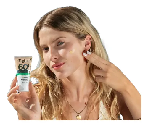 Protector Solar Facial Fps60 Tono Claro Veganis Apto Vegano