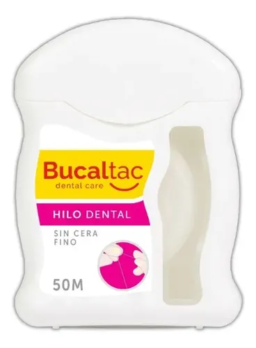 Hilo Dental Sin Cera Bucal Tac Dental Care Fino 50 Metros