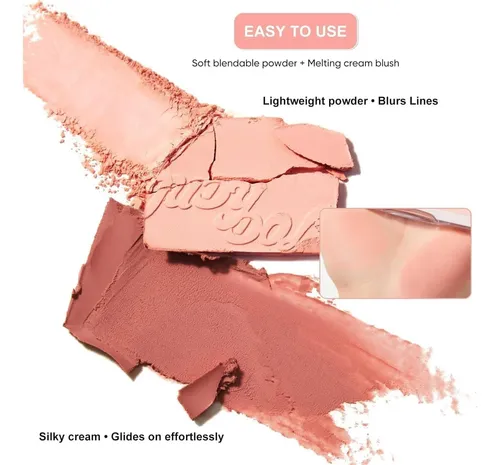 Paleta 4 En 1 Rubor Iluminador Contorno Judydoll Lilac