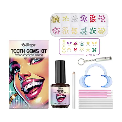 Conjunto De Dentes Diy Eelhope Fashionable, Decoração Dehbz