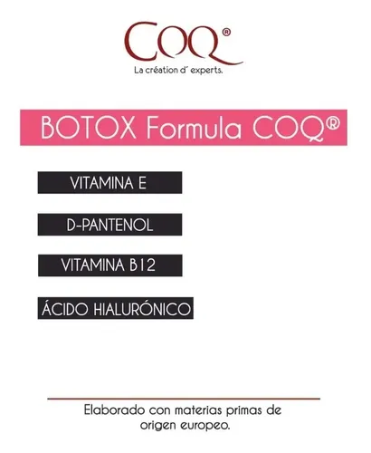 Lifting Botox Capilar Reparacion Intensa Profesional 500 Ml