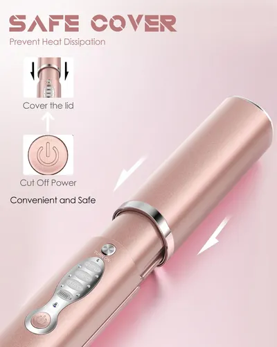 Cordless Hair Straightener Urjd Portable Titanium Plate