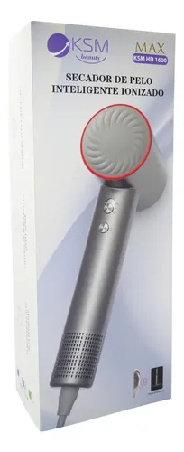 Ksm Beauty Secador De Pelo Inteligente Max Hd 1600 Gris