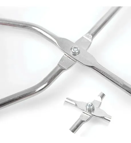 Pinza De Cerámica Con Pinza De Acero Inoxidable Escultura De