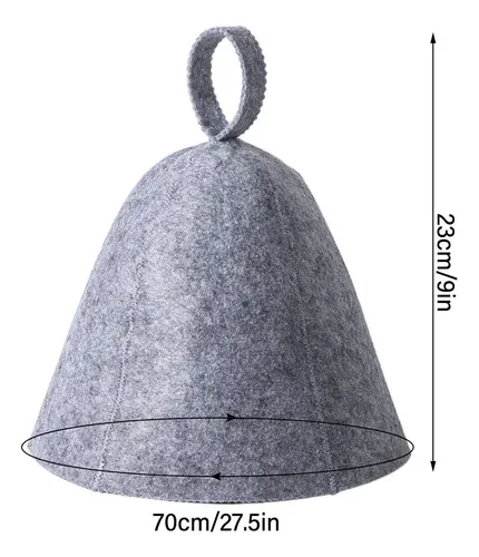 ` Gorro De Lana For Sauna Anti Calor Color Sólido U