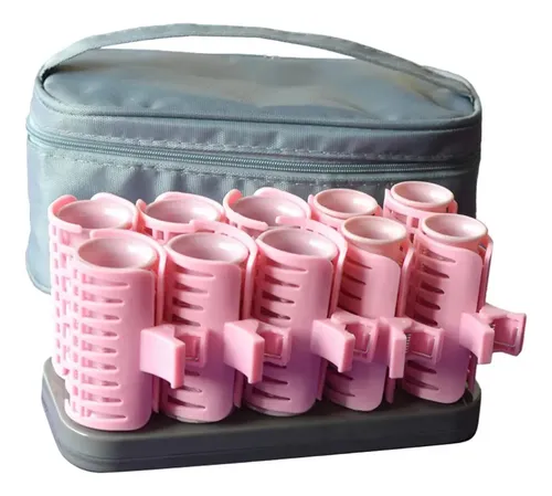Tubos Electricos Cabello 10 Rulos Recargables Con Termostato