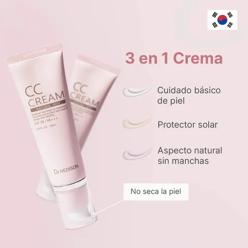 Dr. Hedison Cc Cream Hidratante Spf 38 50 Ml