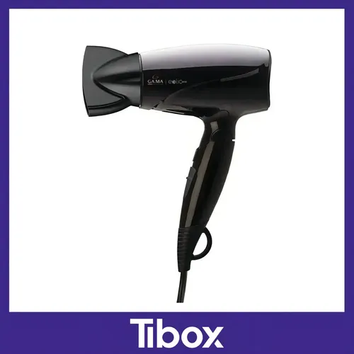 Gama Secador De Pelo Eolic Helios Mango Plegable Color Negro