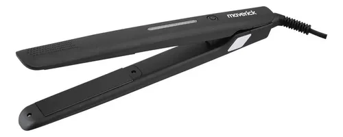Plancha De Pelo Profesional Planchita Maverick Ceramic Color Negro