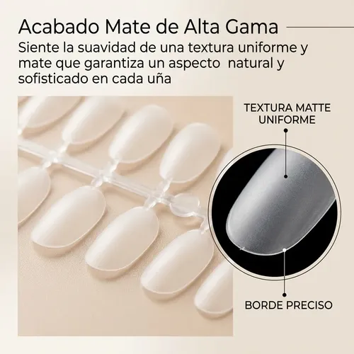 Tips Postizas Almendra Soft Gel Para Manicura 240pcs