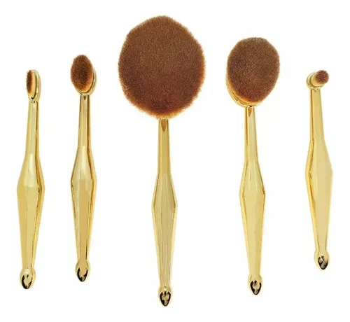 Maquillaje Profesional Set De 5 Brochas