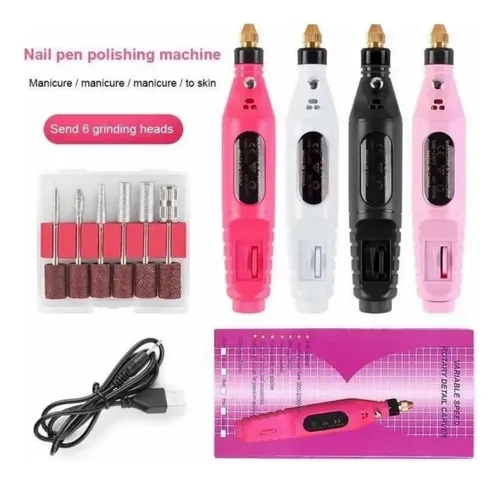 2026torno Para Manicure Lima De Uñas Electrico + Kit De Mani