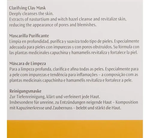 Máscara De Arcilla Clarificante Dr. Hauschka 92.97 G