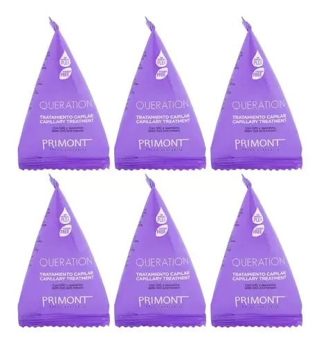 Primont Queration Q10 X6 Monodosis Máscara Pelo Anti Frizz