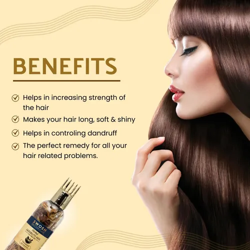 Aceite Para El Cabello Sosh, Mezcla De Hierbas Ayurvédicas D