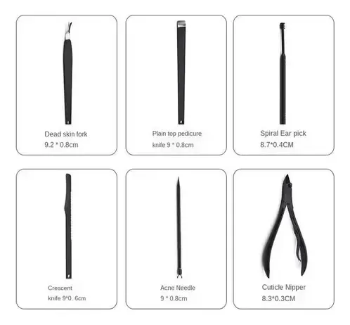18 Piezas Para Hombres Y Mujeres, Kit De Herramientas De