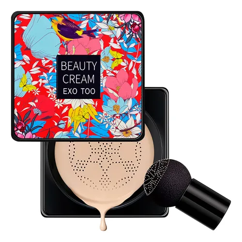 Crema Hidratante Con Cojín, Maquillaje Mate De Larga Duració Ivory