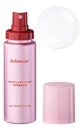 Spray Fijador De Maquillaje Matificante Lakerain, 60 Ml