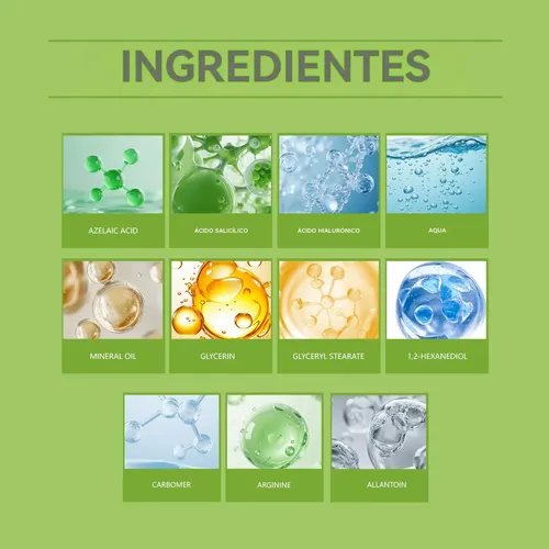 Crema Para El Cuidado Del Acné Con Ácido Azelaico 30 G Acneica Día/noche