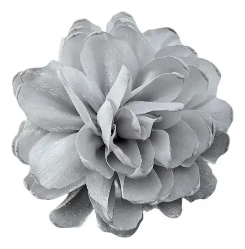 3 Broche De Flores, Pinza Para El Pelo Con Flores, Gris