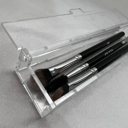 Caja Organizador De Maquillaje Pinceles Acrilico Cosmeticos