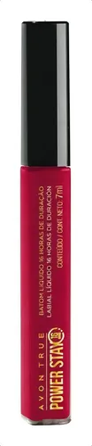 Avon Labial Liquido Power Stay Mate Intransferible Dura 16hs Color Resilient Red