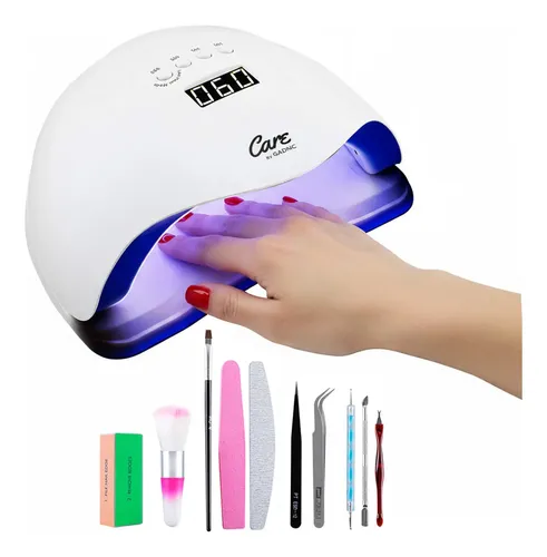 Cabina Para Uñas Gadnic Uv Led Base Imantada Manicura
