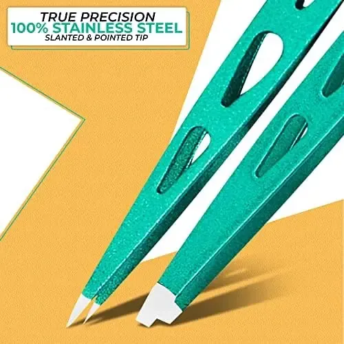 Set De Pinzas Profesionales Para Cejas