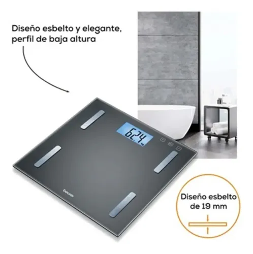 Balanza Digital De Diagnóstico Beurer Bf 180 Color Negro