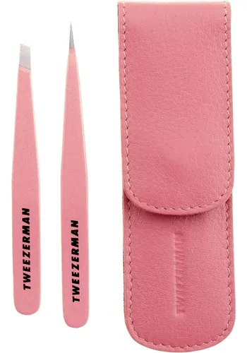 Set Pinzas Pequeñas Color Rosa Para Cejas Y Detalles