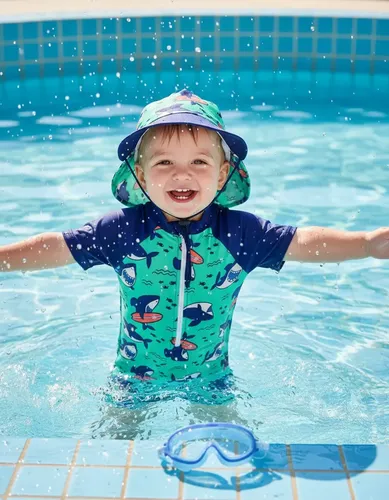 Traje De Baño Completo Niño/ 2 Piezas