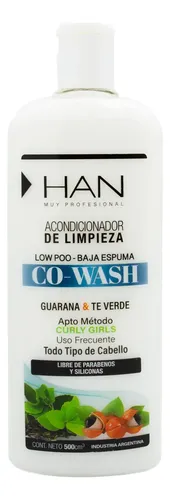 Han Acondicionador De Limpieza Co Wash Metodo Curly Low Poo